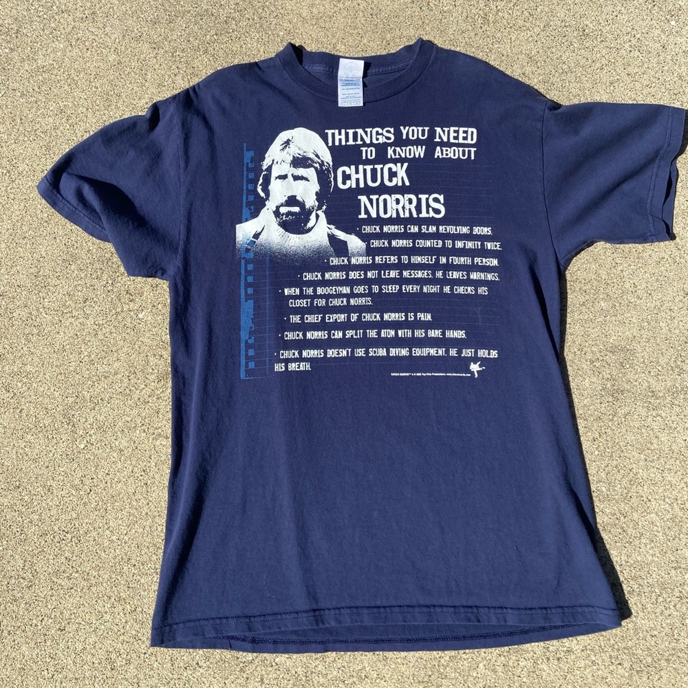 Chuck Norris tshirt vintage!